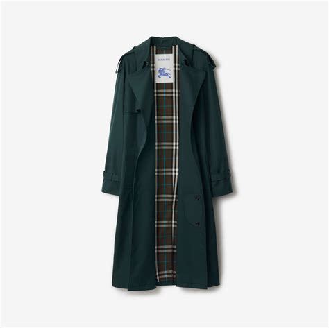 burberry trench uomo costo|Long Cotton Blend Trench Coat in Anchor .